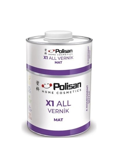 Polisan X1 All Vernik Mat 0.6 Kg.