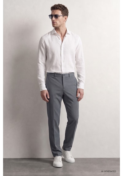 Twn Relaxed Fit Pilesiz Donuk Yeşil Çizgili Jogger Pantolon 7ec03ım07347m Dnk
