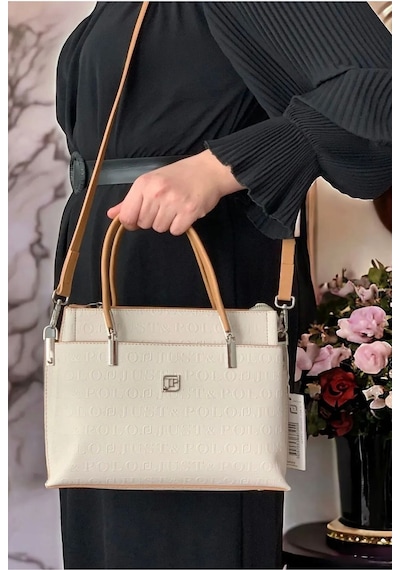 Just Polo Kadın Mavi Büyük Boy 5 Bölmeli El Ve Omuz Çantası 234030mh