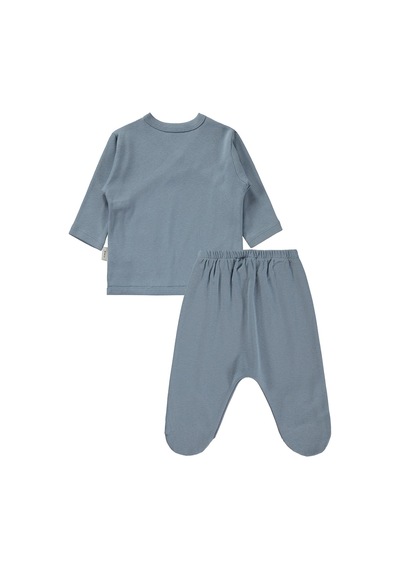 Civil Baby 3'lü Basic Zıbın Takımları - Mavi