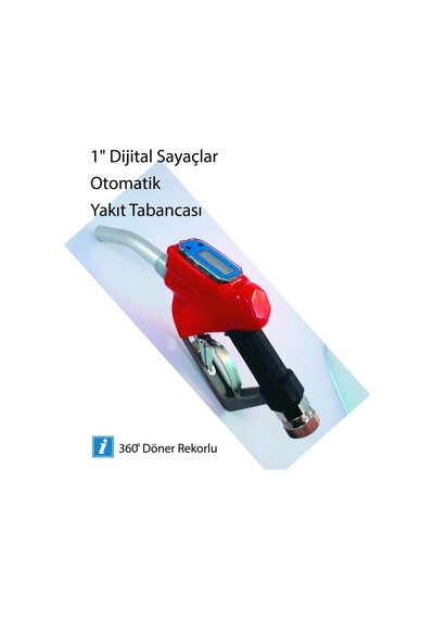 Mitacan Mttst60 1" Dıgıtal Sayaçlı Otomatik Yakıt Tabancası