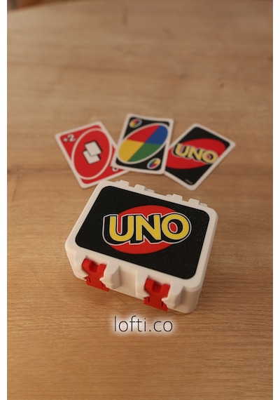 Uno Kart Oyunu Saklama Kutusu - Uno Kart Kutusu