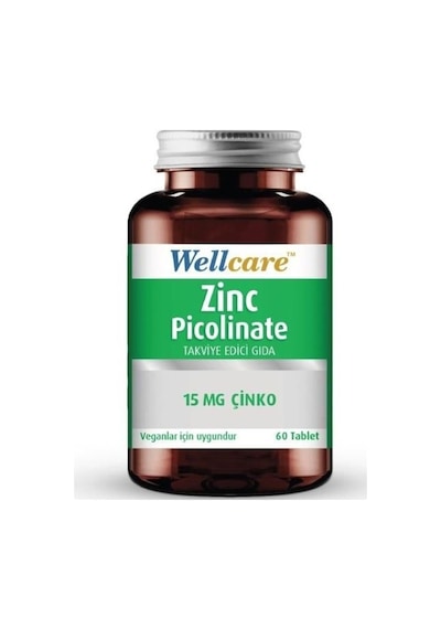 Wellcare Çinko Pikolinat 15 mg 60 Tablet