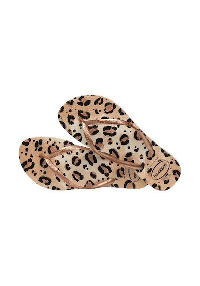Havaianas Slım Anımals Leopar Parmak Arası Terlik 4103352 6516 Dore Altın