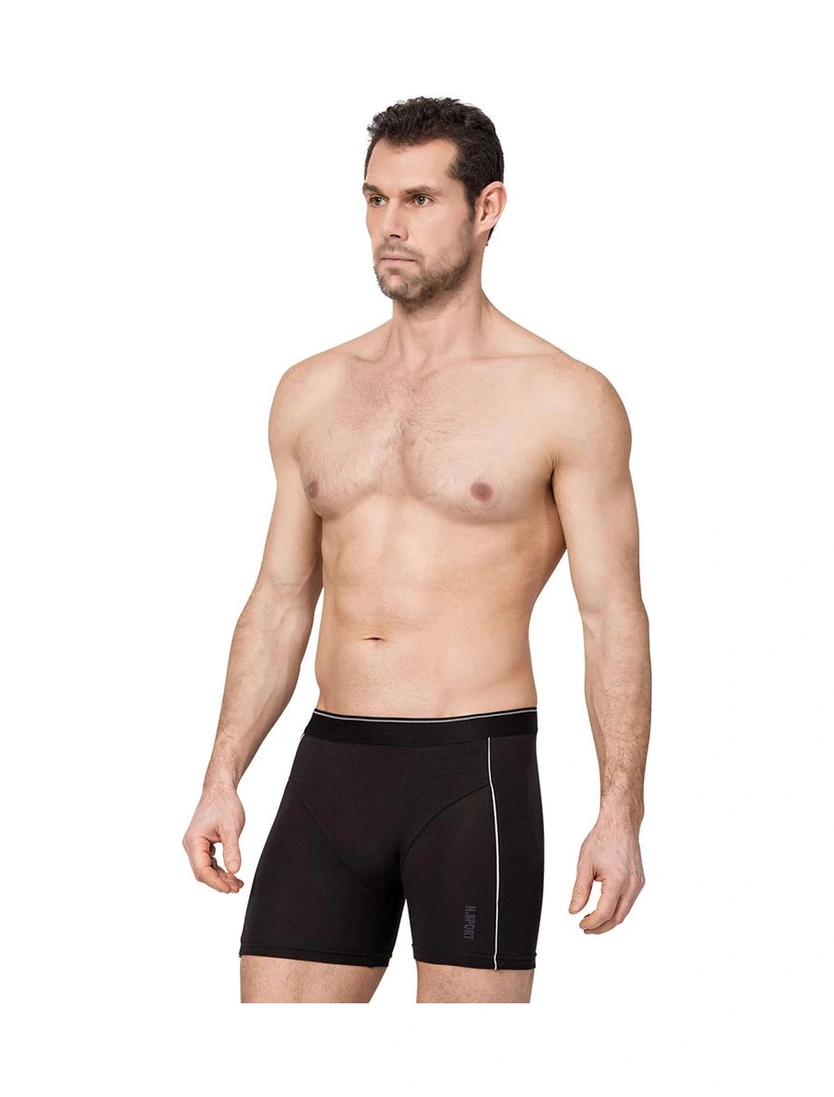 Namaldı 197 Erkek Modal Biyeli Boxer Beyaz