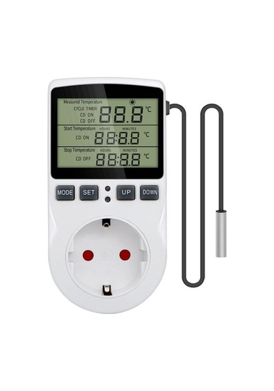 220v Çok Fonksiyonlu Dijital Termostat Kuluçka Sıcaklık Kontrol Cihazı