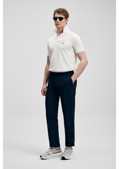 Lufian Carter Smart Erkek Polo T-shirt 111040233 Ekru