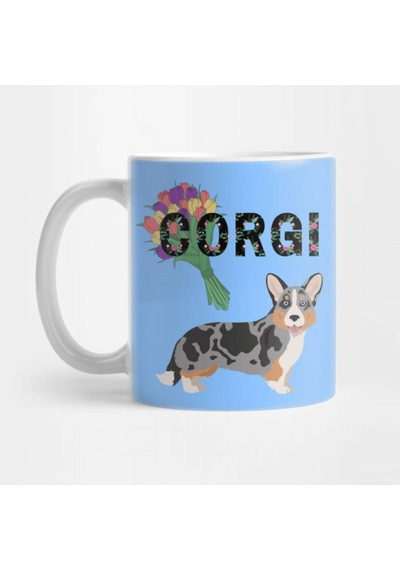 Corgi Kupa Bardak Çok Renkli