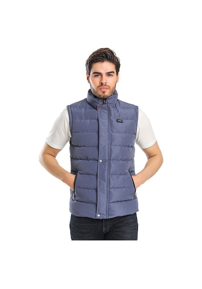 Slazenger Zula Erkek Yelek St21ye010-825 Mavi-mavi Mavi