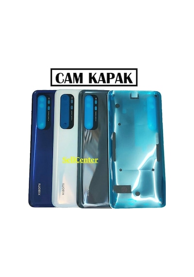 Xiaomi Mi Note 10 Lite Arka Kapak Pil Batarya Kapağı (Cam)