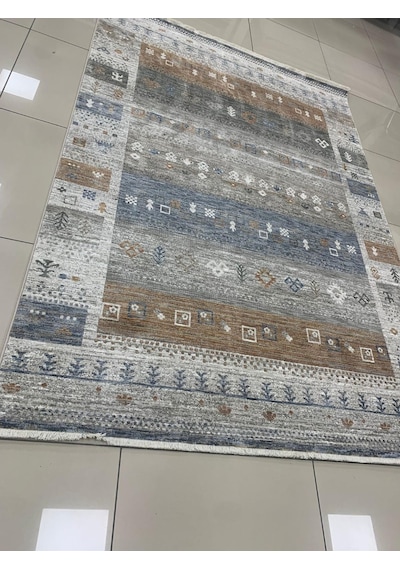 Merinos Halı Valeria 91010 110 Serisi Salon Oturma Yatak Odası Halısı Gri