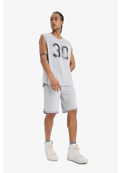 DeFactoFit Hızlı Kuruyan Standart Fit Sporcu Kısa Paça Şort C2419AX25HSGR91