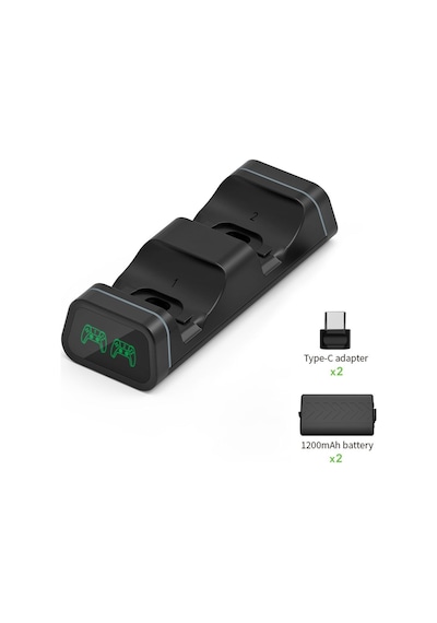 Led Göstergeli Xbox Xbox Series S/x Controller 1200mah Pilli Joystick Şarj Stand-tyx-0625