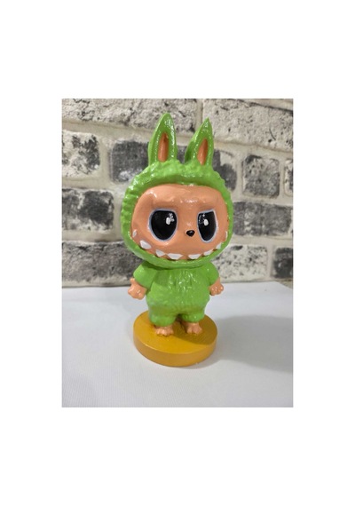Labubu Biblo Figür-labubu 22 Cm Fıstık Yeşil