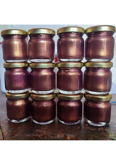 Su Bazlı Sıvı Varaklar 40ml - 714 Derin Bordo Ahşap, Taş Tozu, Hobi, Dıy