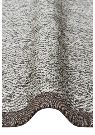 Eko Halı Ventura Vnt 2704 Grey Bordür Dark Mix Sisal Görünümlü İç Ve Dış Mekan Uyumlu Hav Vermeyen M