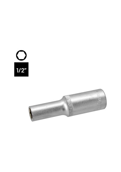 6453 Altı Köşe 1/2" Uzun Derin Lokma Anahtar 10 Mm