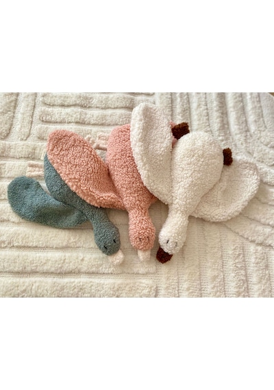 Suvoltastore Teddy Peluş Ördek Uyku Arkadaşı Beyaz Beyaz