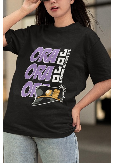 Anime Jojo Ora Ora Ora Tişört