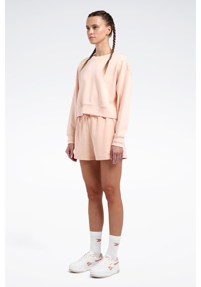Reebok Rone C Neck Somon Kadın Sweatshirt Pembe-somon