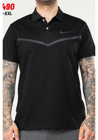 Nike Ef-4490 Erkek Pamuk Cotton Polo Yaka T-shirt Siyah