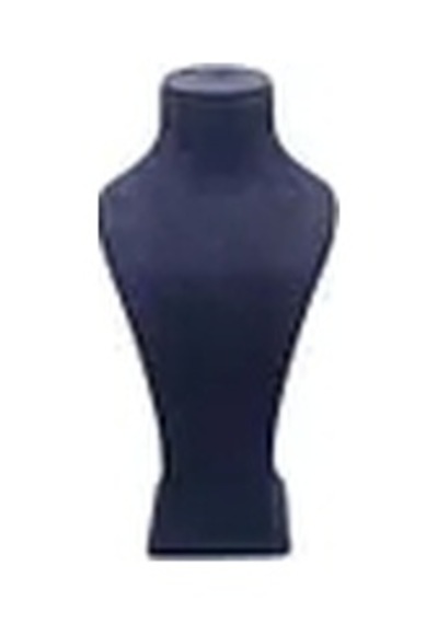 Yerli Üretim Lüx Model Sardunya Kumaş Lacivert Renk Boy 37 Cm Kolye Takı Sergileme Mankeni Çok Renkli