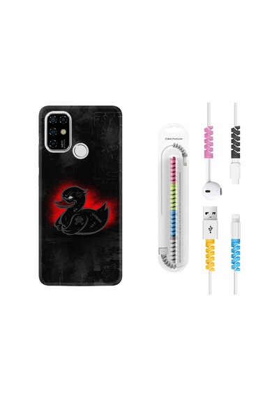 Casper Via F20 Kılıf Kablo Koruyuculu Black Duck 1688