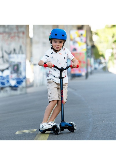 Micro Maxi Deluxe Pro Led 3 Tekerli Işıklı Çocuk Scooter Purple Pink