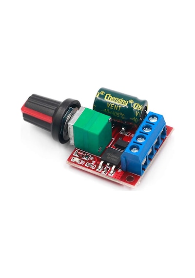 5A 35V Mini Dc Motor Pwm Potlu Hız Kontrol Devresi 90 Watt