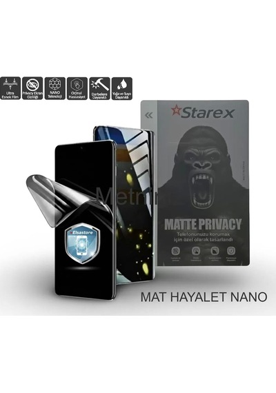 Huawei Nova 15 Uyumlu Nano Ekran Koruyucu Ultra İnce Mat Hayalet - Starex