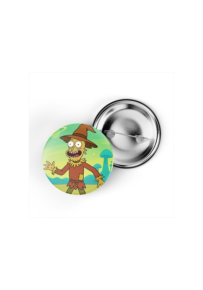 Scarecrow - 44 Mm İğneli Çanta Rozeti - 5 Adet Diğer