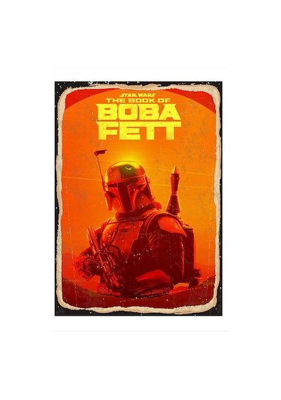 Bedeko Boba Fett Art Mdf Poster 50 Cm X 70 Cm