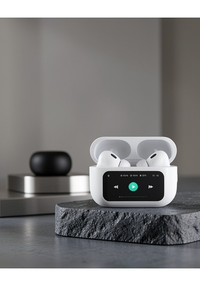 Dokunmatik Ekranlı Anc/enc Pro Kulaklık UczzzekranlıApple Uyumlu AirPodsprooo5 Diğer