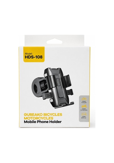 Erdo Ticaret Hds-108 360 Motosiklet Ve Bisiklet Telefon Tutucu Erdotıca Standart