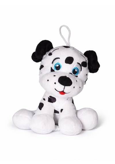 15cm Dalmaçyalı Köpek Pelüş Beyaz - Siyah