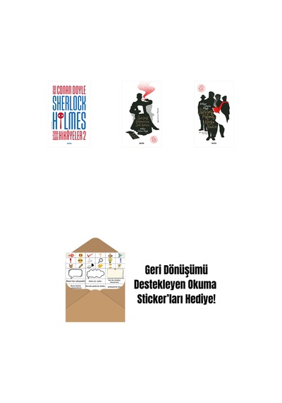 Sherlock Holmes - Bütün Hikayeler 2 Ciltli + Sherlock Holmes'un Son Görevi + Sherlock Holmes - Korku Vadisi + Okuma Sticker'ları