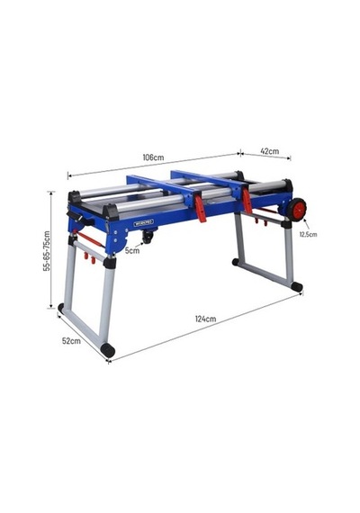 150 Kg Taşınabilir Tekerlekli Çalışma Masası İle Rahat Çalışma