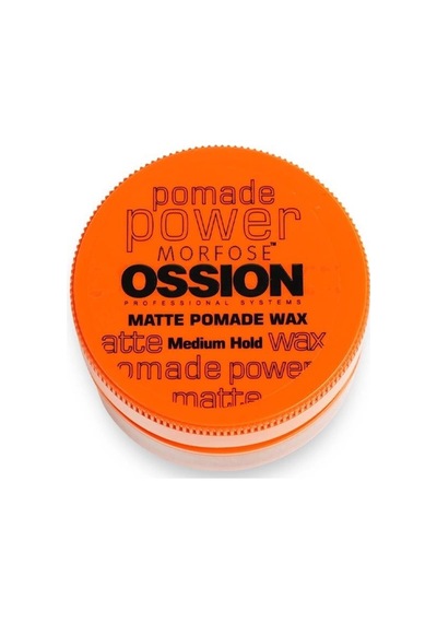 Orta Sert Tutuşlu Ossion Medium Hold Pomade Krem Mat Wax 100 Ml