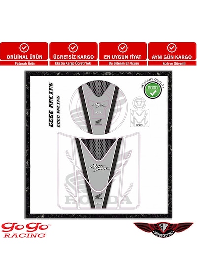 Gogo Honda Africa Twin Set Tank Pad N11.14362
