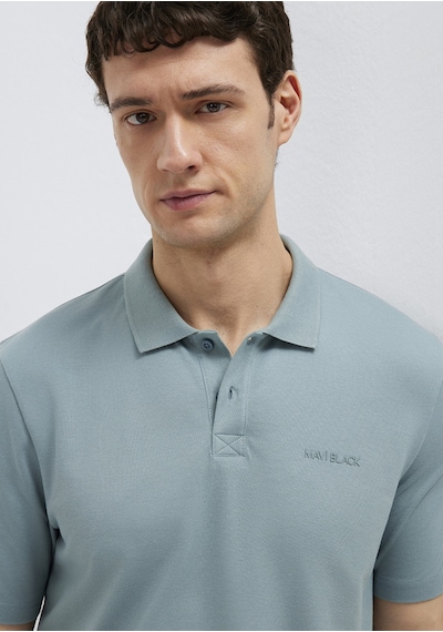 Mavi - Gri Polo Tişört 0611837-70118