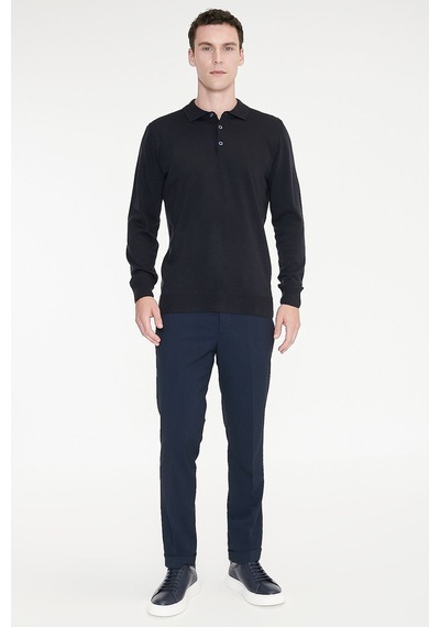 Ac&Co / Altınyıldız Classics Slim Fit Dar Kesim Klasik Yan Cep Erkek Pantolon - Lacivert