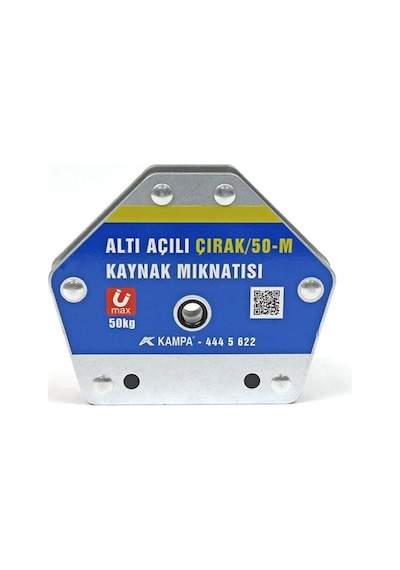Çırak/50m Manyetik Kaynak Gönyesi 2 Adet 6 Açılı, 50 Kg Kaynak Tutucu Mıknatıs