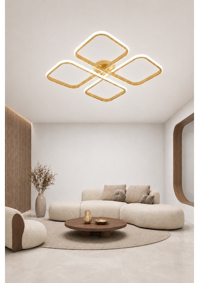 Nuvo Led Plafonyer Avize Beyaz Işık Eskitme