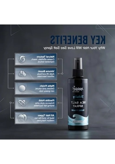 Deniz Tuzu Saç Spreyi - 200 Ml, Doğal Dalgalar