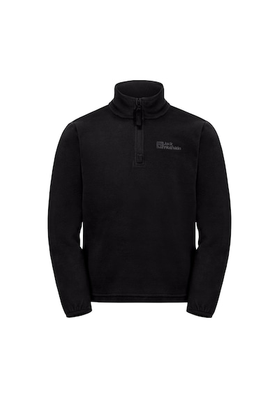 Jack Wolfskın Jack Wolfskin Taunus Halfzip K Unisex Çocuk Siyah Polar 6502 Siyah