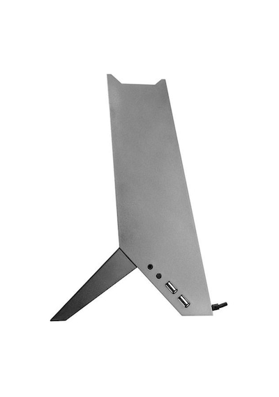 Rampage Rm-h20 Gri Rgb Işıklı 2 Usb Port Gaming Kulaklık Stand