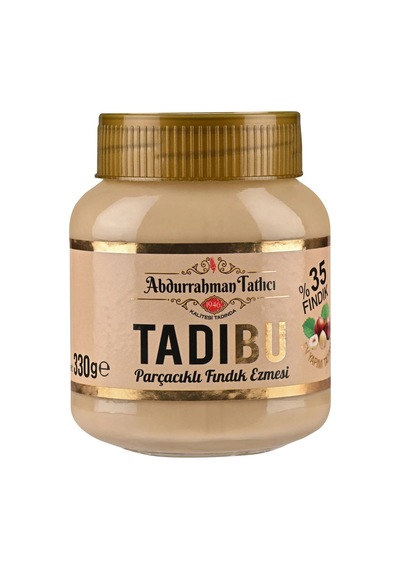 Abdurrahman Tatlıcı Tadıbu Parçacıklı Fındık Ezmesi 330 G - 4 Adet Tarı
