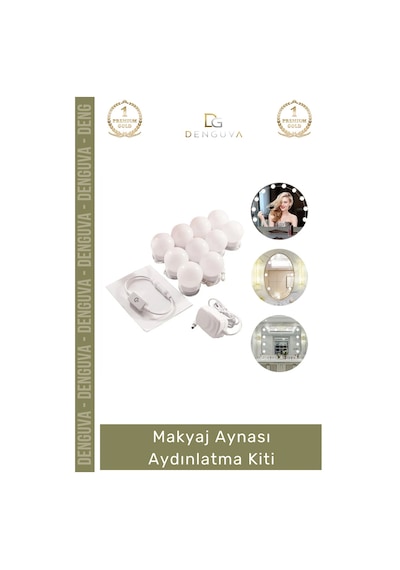 Makyajlambası 10 Adet G5 Modern Küresel Ampul Dimmer Dokunmatik 12v Şık Makyaj Aynası Aydınlatma Ki Çok Renkli
