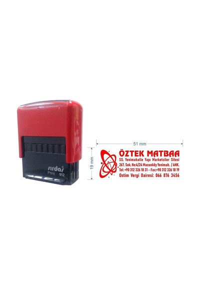Sırdaş 912 Kişiye Özel Şirket Kaşesi Çoklu Renkli