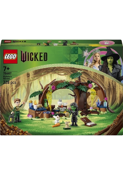 LEGO® Wicked Elphaba’nın Sığınağı 75687 - 7 Yaş ve Üzeri Çocuklar için Orman Temalı Yaratıcı Oyuncak Yapım Seti (228 Parça)